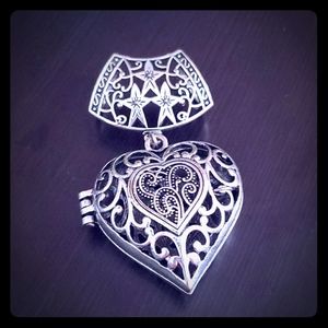 Heart locket Necklace charm